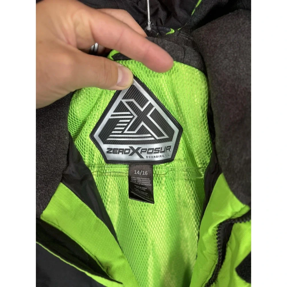 ZeroXposur Jacket Boys 14/16‎ Hooded Winter Coat Weather Resistant Camo